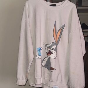Diamond Supply Co White Crewneck Sweater